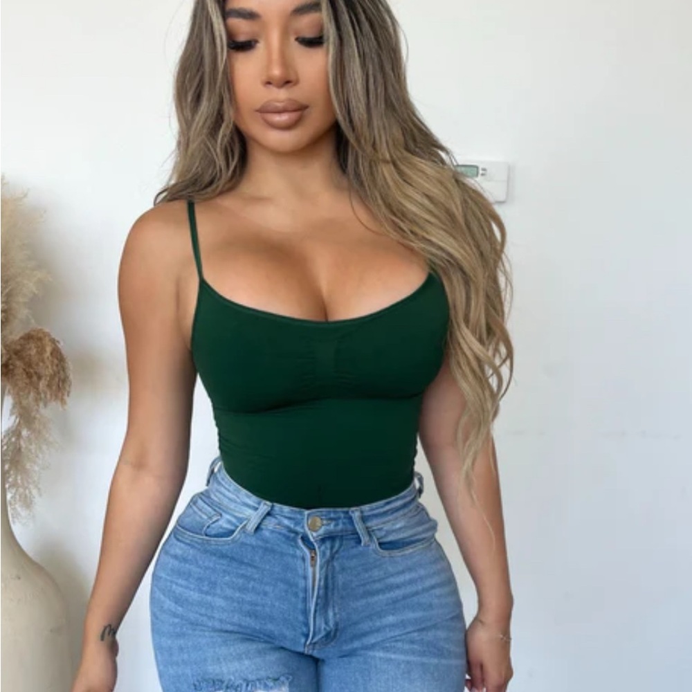 OOTDFash Chic Hunter Green Top